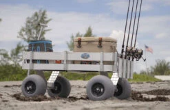 Kahuna Outfitters Big Kahuna Beach Wagon W/ UV Deck -Saltwater Fishing Tackle Store alumacart alum315 big kahuna beach wagon w uv decking 21034.1697294019