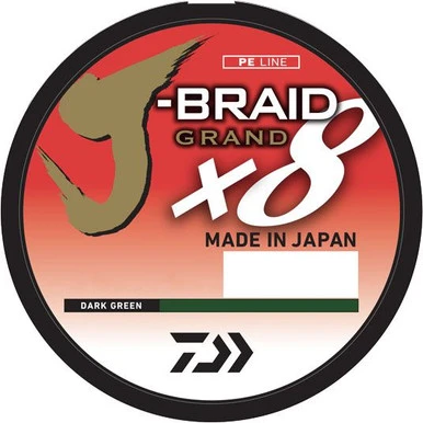 Daiwa J-Braid Grand - Dark Green 3 Daiwa J-Braid Grand - Dark Green