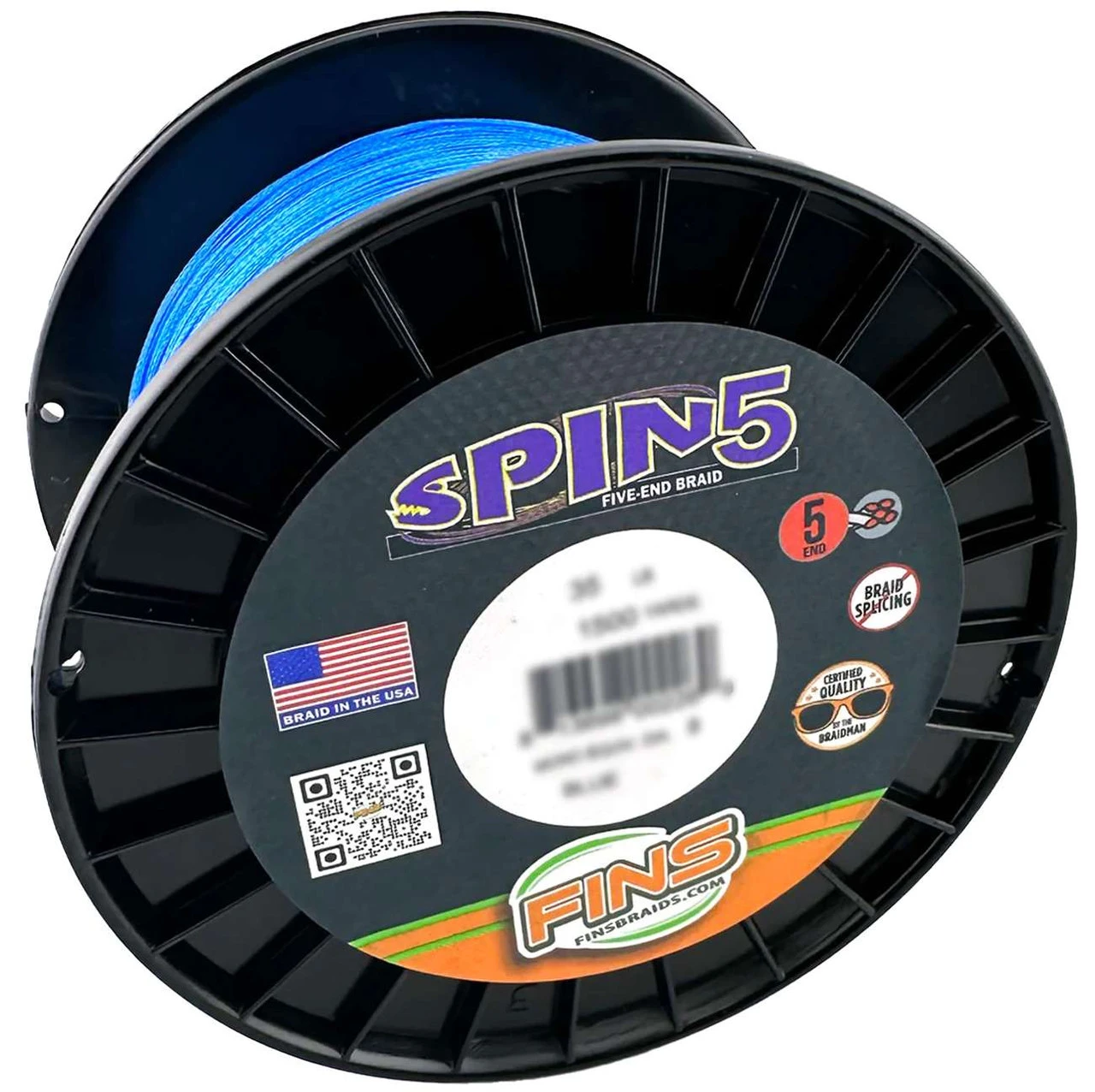FINS Spin5 Braided Line - Blue 4 FINS Spin5 Braided Line - Blue - Image 2