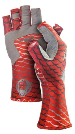 Fish Monkey Half Finger Guide Gloves -Saltwater Fishing Tackle Store fish monkey half finger guide gloves 10766.1696734572