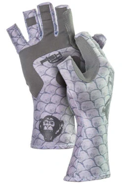 Fish Monkey Half Finger Guide Gloves -Saltwater Fishing Tackle Store fish monkey half finger guide gloves 73057.1696734572