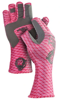 Fish Monkey Half Finger Guide Gloves -Saltwater Fishing Tackle Store fish monkey half finger guide gloves 76251.1696734572
