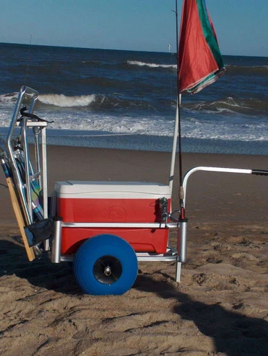 Fish-N-Mate 723 Beach Caddy With Blue Poly Wheels 3 Fish-N-Mate 723 Beach Caddy With Blue Poly Wheels
