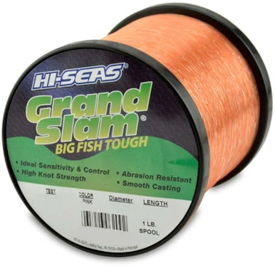 Hi-Seas Grand Slam Mono 1 Lb. Spool Pink 3 Hi-Seas Grand Slam Mono 1 Lb. Spool Pink