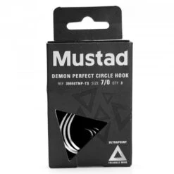 Mustad 39950TNP-TS 3X Triangle Demon Perfect Circle Hooks -Saltwater Fishing Tackle Store mustad 39950tnp ts triangle demon perfect circle hook 09916.1697041447