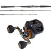 Penn Fathom FTH400LPLH Low Profile / OTI-PBI701MHFA Pitch Black Combo -Saltwater Fishing Tackle Store ocean tackle international fth400lplh oti pbi701mhfa pitch black conventional combo 77524.1733245147