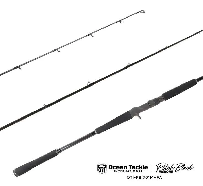 Ocean Tackle International OTI-PBI701MHFA Pitch Black Inshore Conventional Rod 4 Ocean Tackle International OTI-PBI701MHFA Pitch Black Inshore Conventional Rod - Image 2