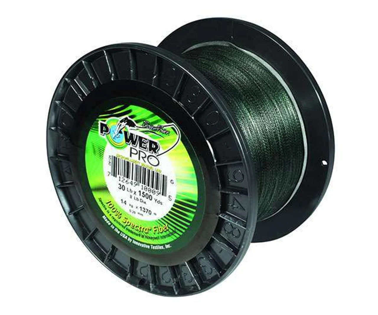 Power Pro Braided Spectra Fishing Line - Moss Green 4 Power Pro Braided Spectra Fishing Line - Moss Green - Image 2