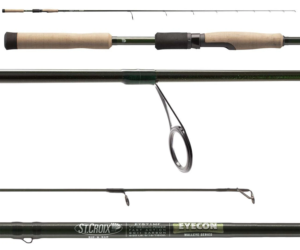 St. Croix Eyecon Spinning Rods 3 St. Croix Eyecon Spinning Rods