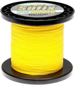 Sufix Performance Braid Bulk Spools - Hi-Vis Yellow