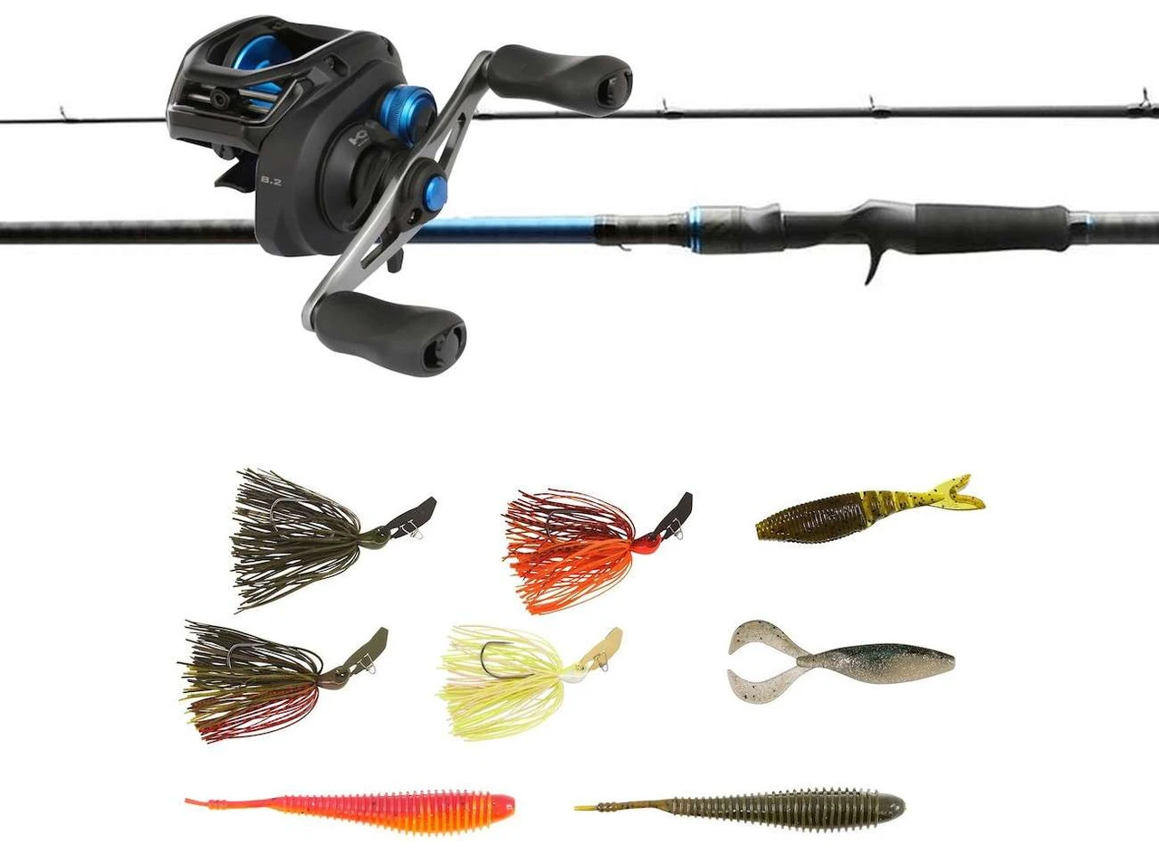 TackleDirect Bladed Jig Kit W/ Shimano SLX A Combo 3 TackleDirect Bladed Jig Kit W/ Shimano SLX A Combo
