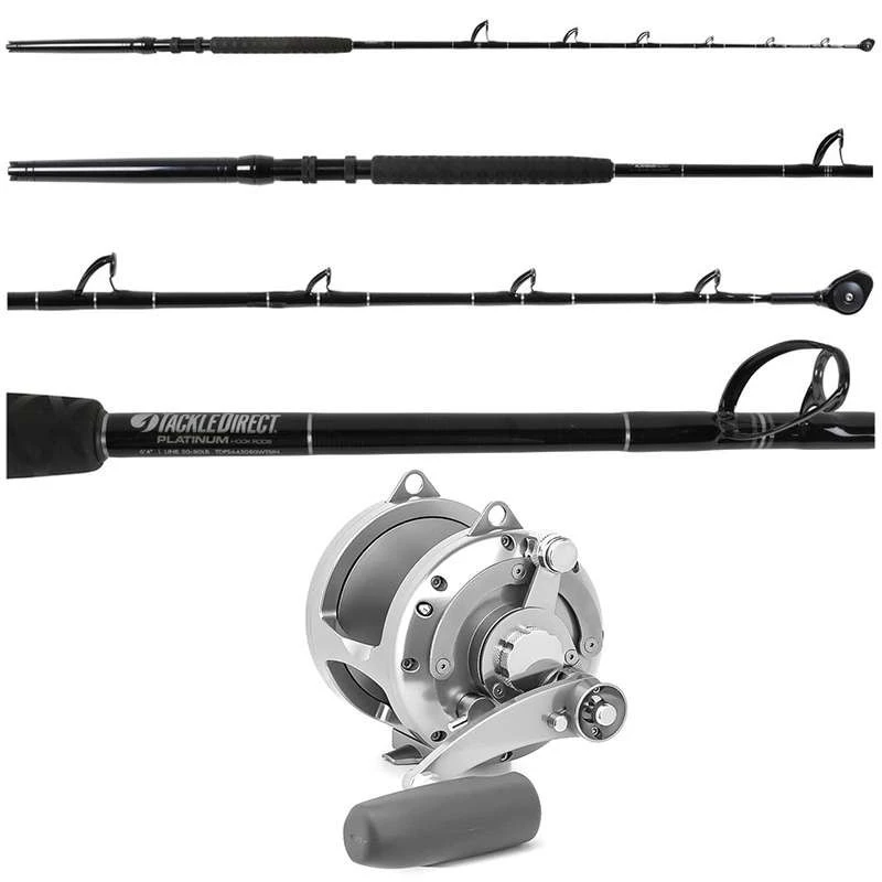 Avet EX 50/2 Silver / Platinum Hook TDPS645080WTSIN Standup Combo 3 Avet EX 50/2 Silver / Platinum Hook TDPS645080WTSIN Standup Combo