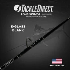 TackleDirect Platinum Hook Conventional Sailfish Rod -Saltwater Fishing Tackle Store tackledirect tdps661630sin platinum hook conventional sailfish standup rod 55239.1725022868