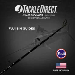 TackleDirect Platinum Hook Conventional Sailfish Rod -Saltwater Fishing Tackle Store tackledirect tdps661630sin platinum hook conventional sailfish standup rod 85470.1725022870