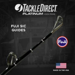 TackleDirect TDPSTSC663050SIC Platinum Hook Tournament Billfish Rod -Saltwater Fishing Tackle Store tackledirect tdpstsc663050sic platinum hook tournament billfish rod 96789.1719322285
