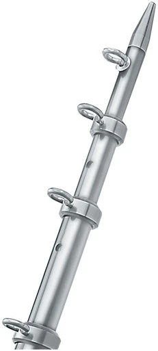 Taco Center Rigger Pole - 1-1/8 Butt End Diameter