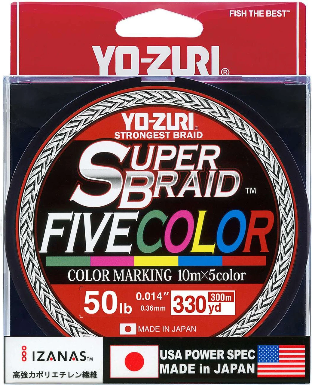 Yo-Zuri SuperBraid Braided Fishing Line - Five Color 8 Yo-Zuri SuperBraid Braided Fishing Line - Five Color - Image 6